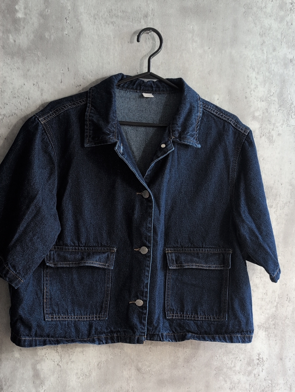 Womens Cropped Denim Jacket